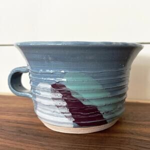 Handmade Pottery Creamer Pitcher with Handle and Spout Griffin 1996